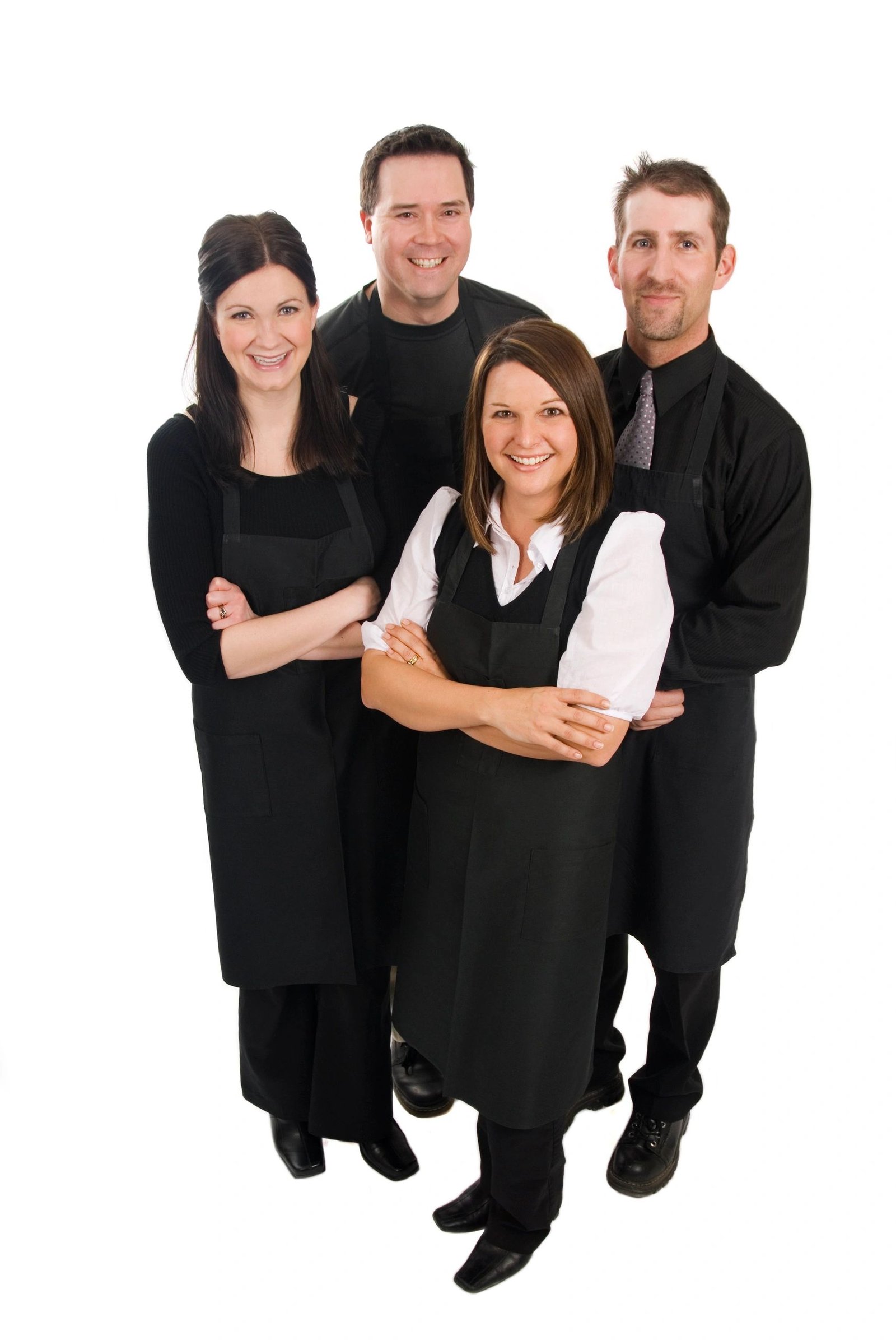 Household support staff team portrait
